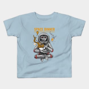 SPACE DINNER Kids T-Shirt